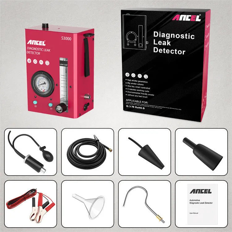 S3000 car smoke detector vacuum leak tool for automotive engine system diagnostics