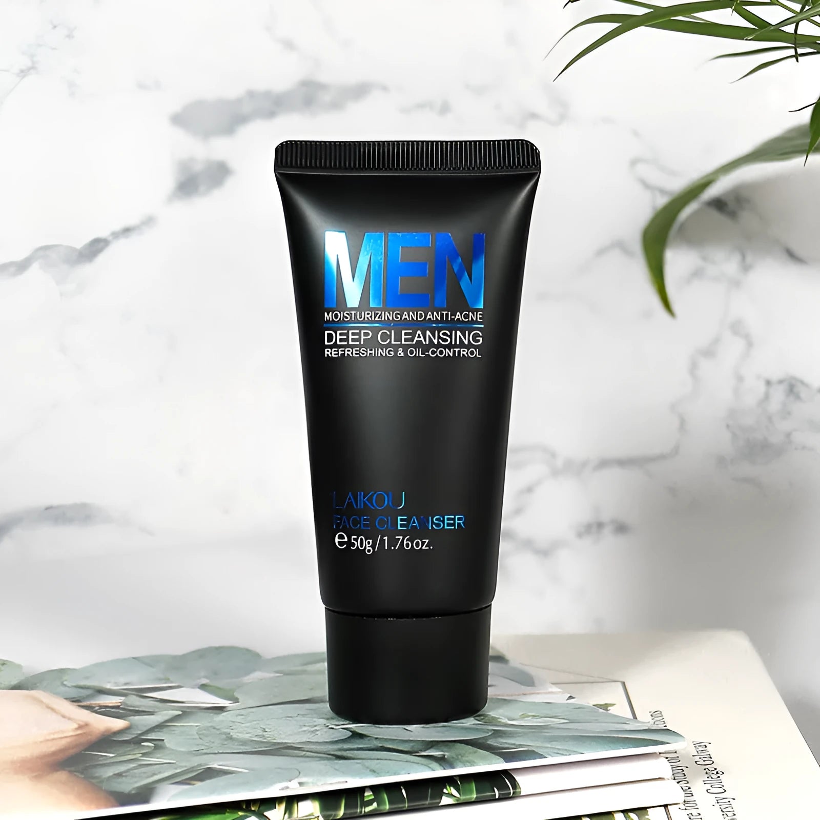 Skincare Facial Cleansing Men's Scrub Cleanser 50g foaming face wash tube