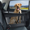 Oxford cloth foldable dog crate with dimensions 49cm x 49cm x 38cm in black colour