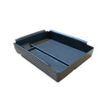 Black ABS wireless charging storage box with QI charging capability and storage compartment