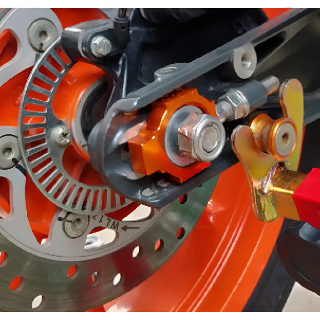 Orange KTM DUKE motorcycle fork regulator screw kit for 200 390 990 models
