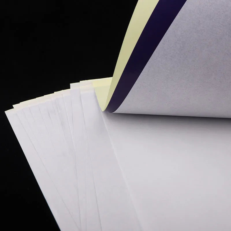 A4 tattoo transfer paper sheets and transfer paste gel pot for stencil creation