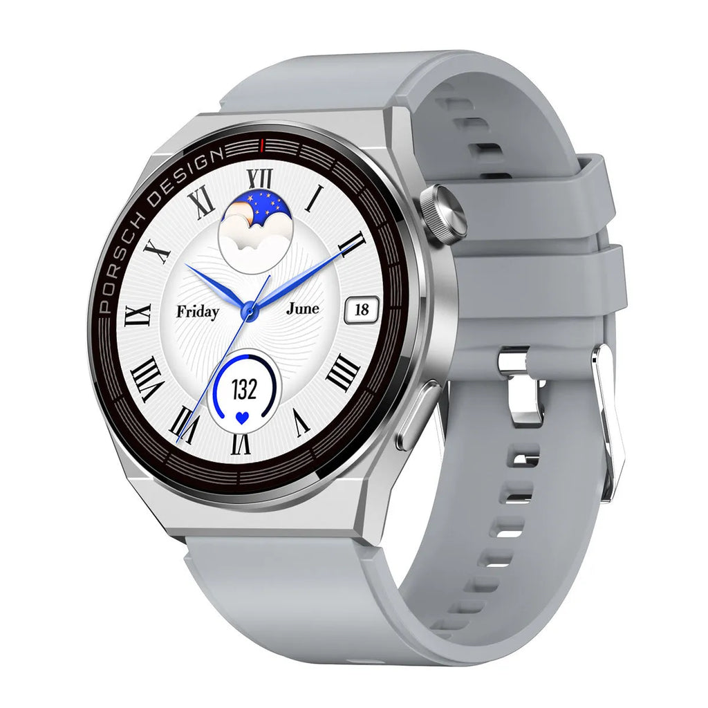 46mm smartwatch with offline payment and Bluetooth calling on wrist with multiple strap options