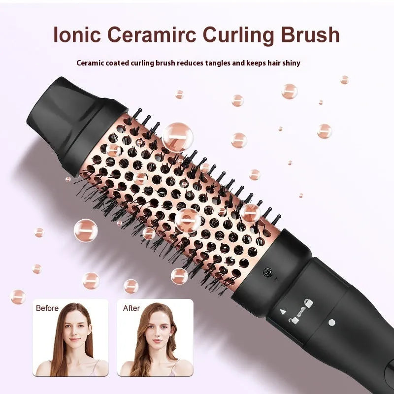 Three-tube water wave hair curler styling tool with curly and straight hair functions