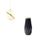 White spherical LED pendant light with adjustable chain for dining room or bedroom ceiling mounting