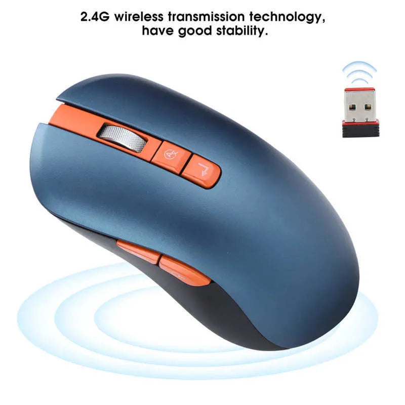 Artificial intelligence voice mouse wireless rechargeable laptop V8 Premium Edition with 7 buttons and dual connectivity