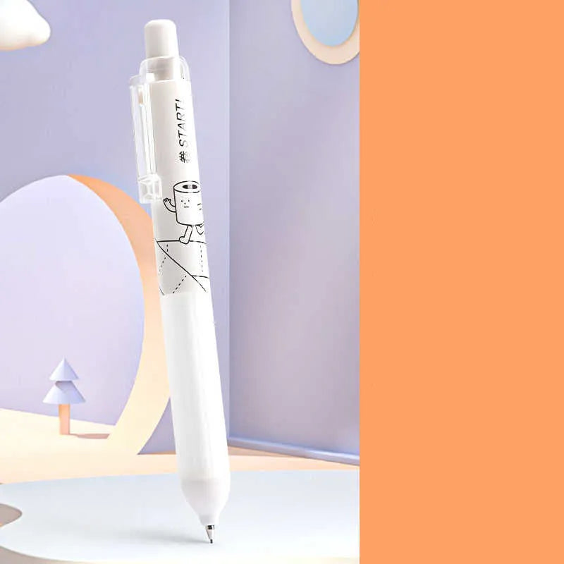 0.5mm automatic pencil with cloud grip in black and white colour options