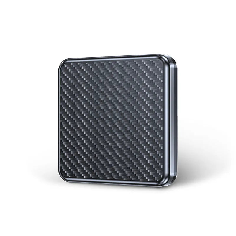 CarPlay to wireless adapter box for Android Auto with USB connection in gold and white colours