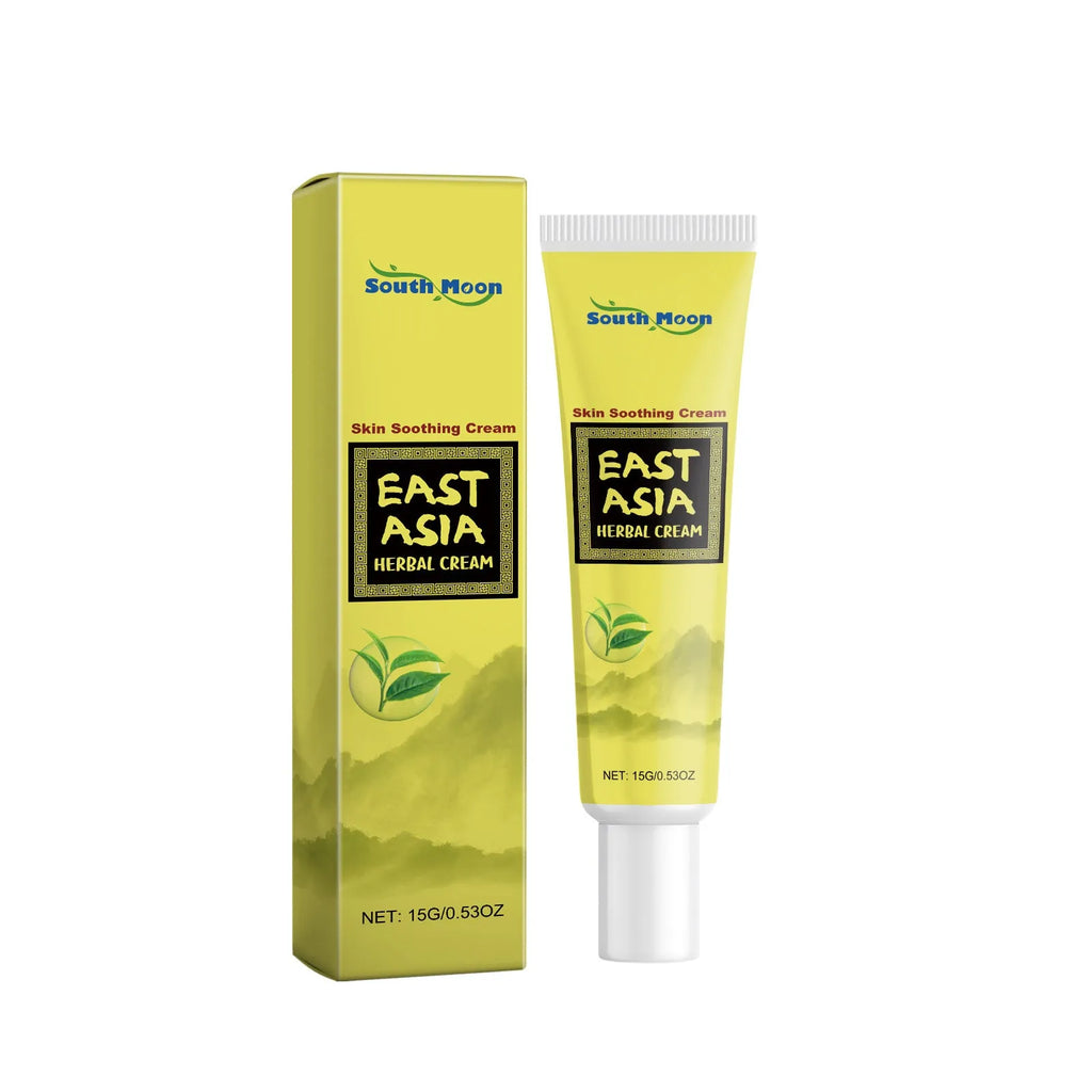 15g tube of herbal moisturising cream with tea tree, Centella asiatica and mint leaf extracts