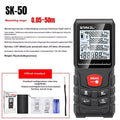 Portable hand-held laser range finder with ABS body and 3.0mm accuracy for home measurement