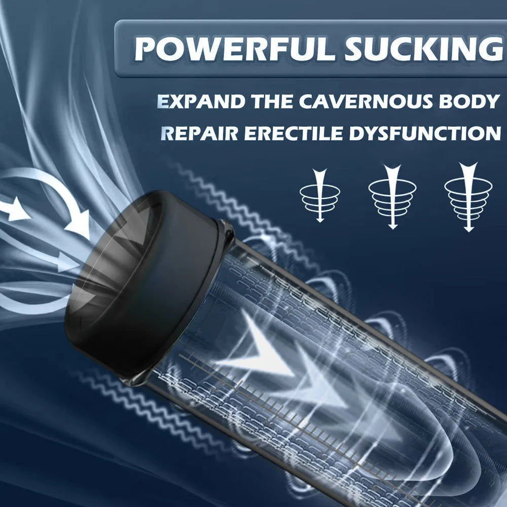 Diqiao electric penis training pump unit for male enhancement exercises.