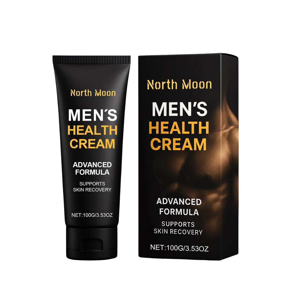 Men's Health Cream 100g tube with mint and ginseng extract for moisturising skin care