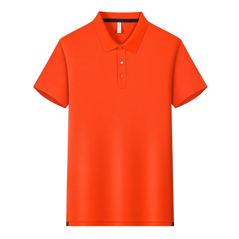 190g Tianshu cotton split solid colour polo shirt, short sleeve, polyester fibre, regular fit, sizes S to 4XL, 11 colours