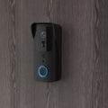 Smart home waterproof visual doorbell intercom in black or white.