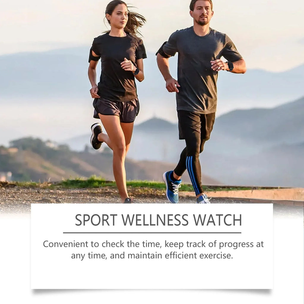 Balance Sports Watch with lightweight silicone strap and case for casual wear