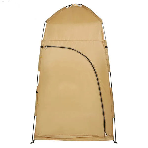 Outdoor Products dressing tent in blue, 120x120x210cm, with fibreglass poles