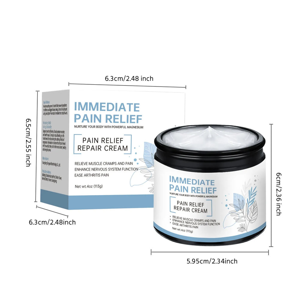 Magnesium neck cream 30g jar for joint and muscle relief personal care