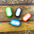 Small keychain work light in green with ABS casing and 3W LED