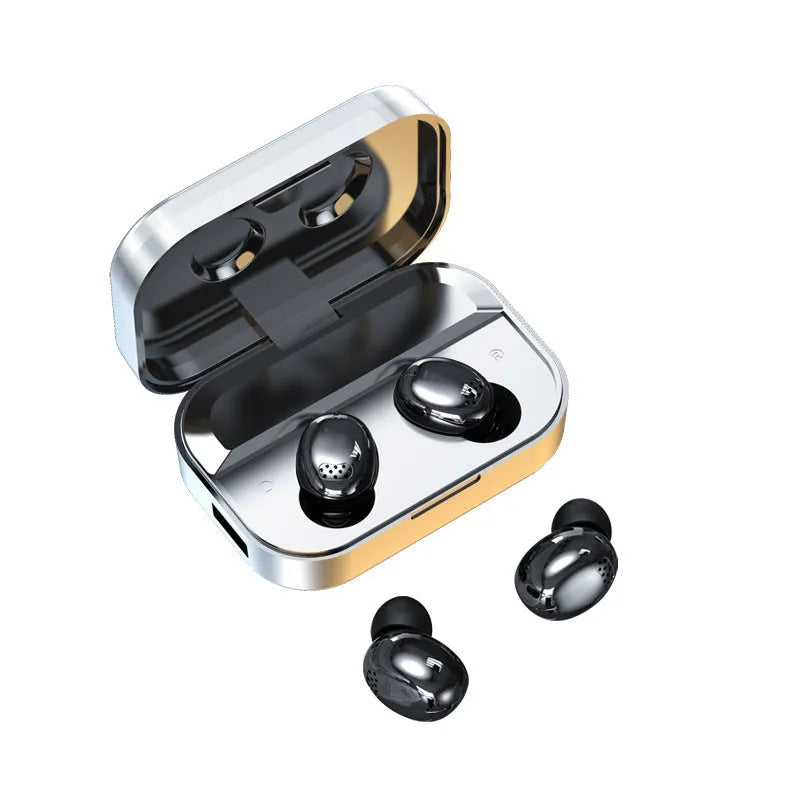 Bluetooth 5.3 wireless gaming headset with touch controls and earplug design