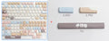 High Sea Salt Cat PBT keycap set for mechanical keyboards with March Past Space theme and 7u supplements