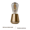 Portable LED camping lantern with aluminium body and 3-speed adjustable brightness in outdoor setting