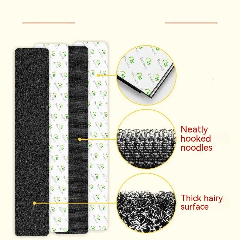 Right-angle 100x500mm self-adhesive license plate fixing tape strips for vehicles