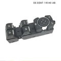Ford Focus electric window regulator with black ABS housing and 12V motor