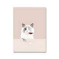 Modern simplicity decorative canvas wall painting 40x60cm with white border