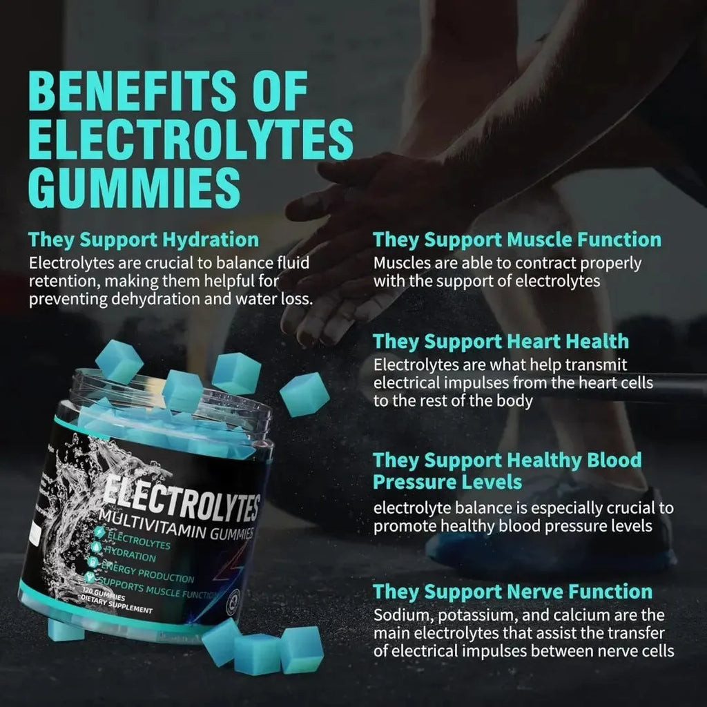 Electrolyte soft candy 120 tablets adult chewable energy support pack