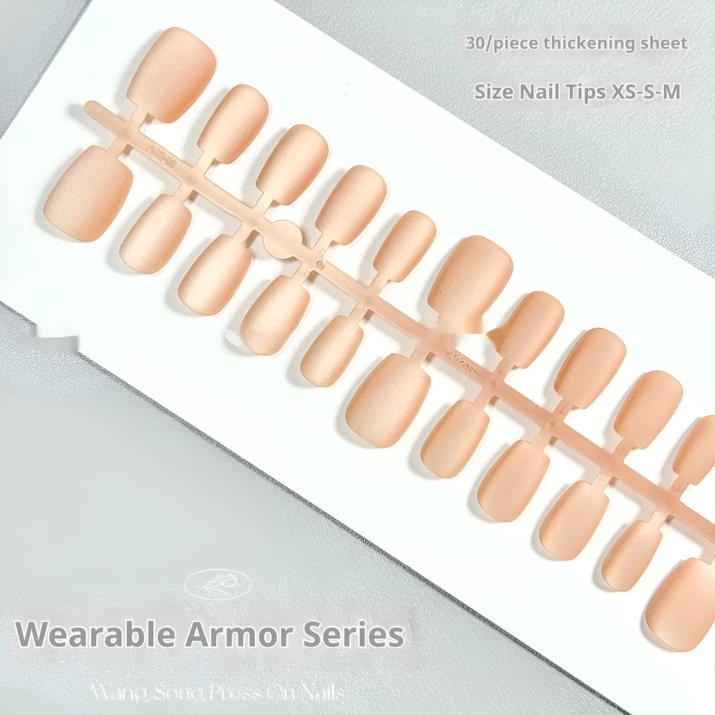 Frosted Velvet Cat's Eye nail art set showing short ladder sizes and multiple styles including Aurora armour.