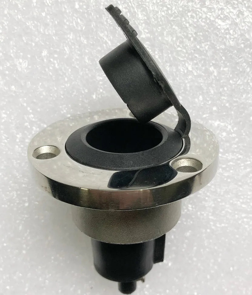 Stainless steel pole yacht anchor light ring socket with wires