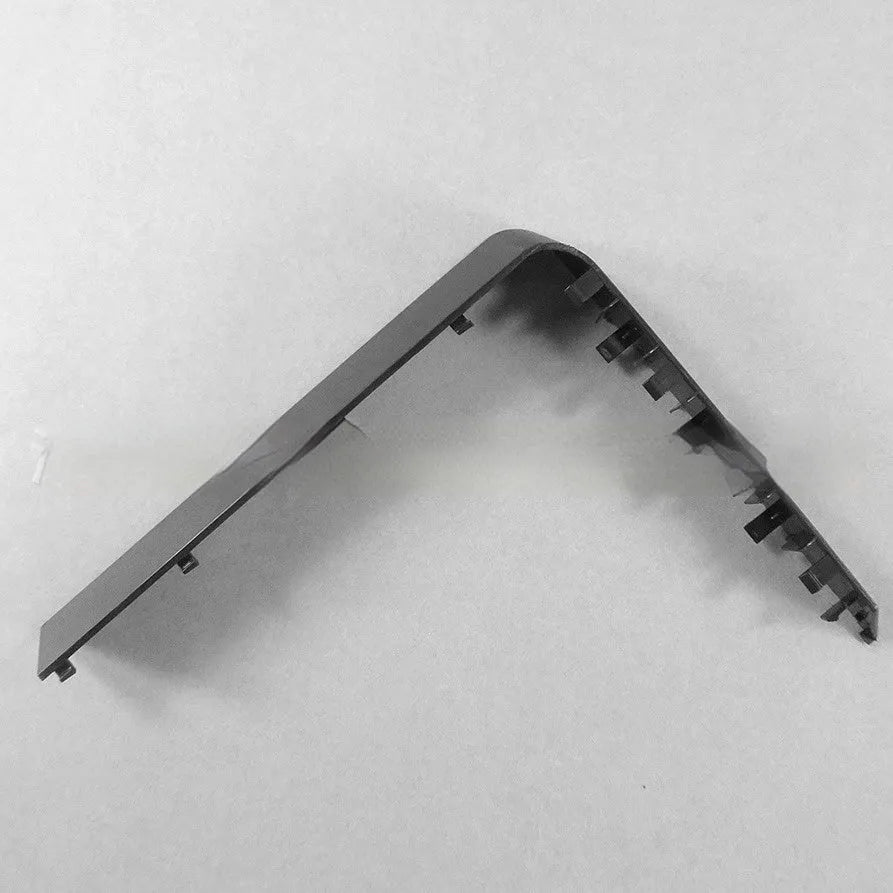 Black and white plastic hard drive baffle cover for 3.5-inch internal computer drives
