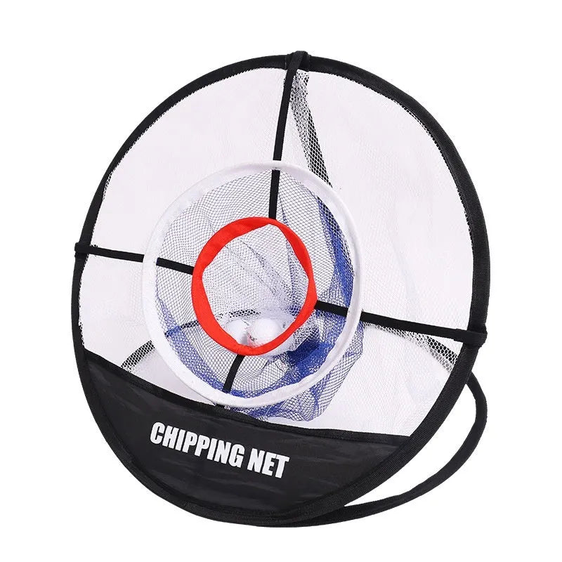 Home Minimalist Foldable Golf Target Net in metal snap button colour, nylon construction for outdoor practice