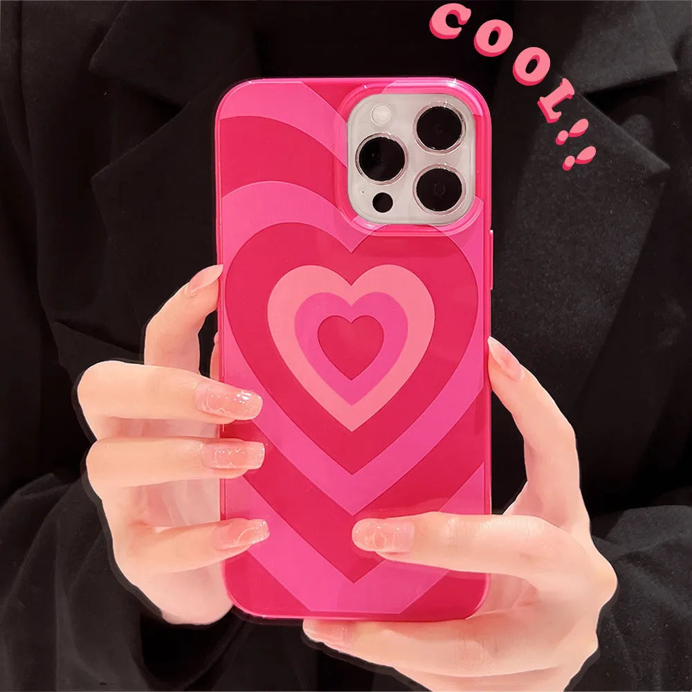 Tianku pink TPU phone case with stripe and graffiti pattern for iPhone 11 12 13 14 Pro Max XR XS