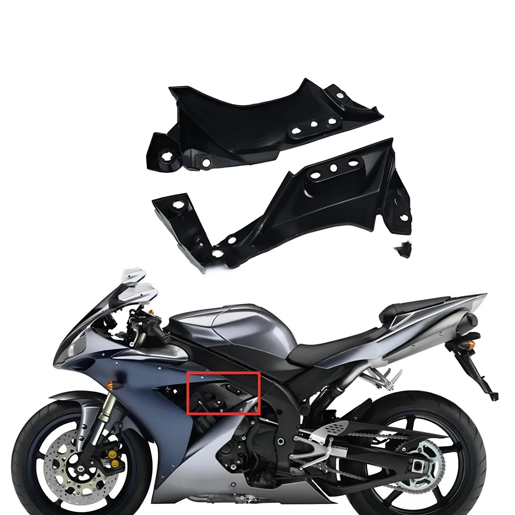 Yamaha R1 2004-2006 black ABS side frame panels left and right set