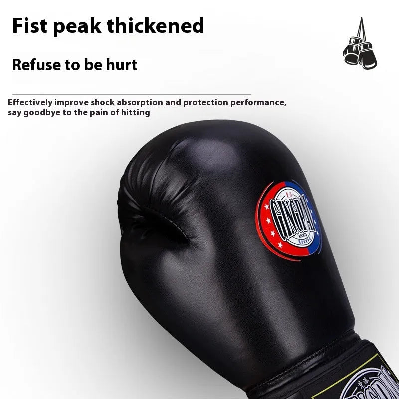 Professional boxing gloves for Sanda training in multiple weight options and colours