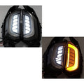 NMAX155 scooter LED turn signal light in blue and yellow colour option