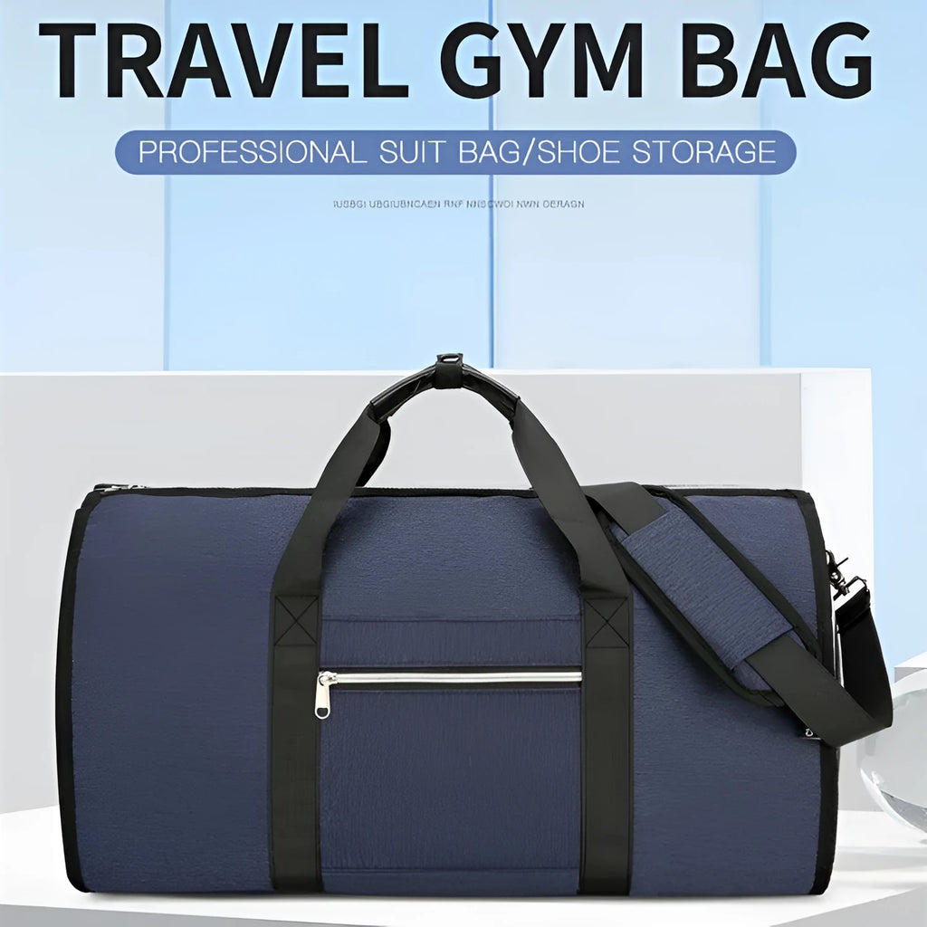 Oxford cloth multipurpose storage bag showing dry wet separation compartments and expansion feature