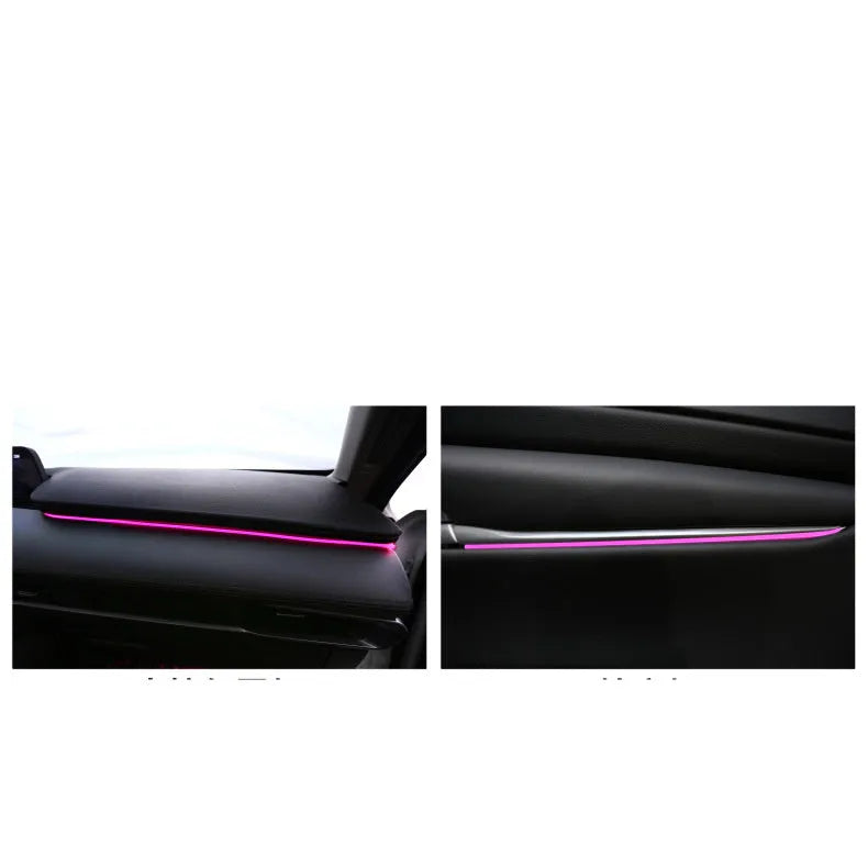 Mazda Axela 64-colour car ambient light kit with co-driving Starry Sky decorative plate, including LED lights and touch pad control