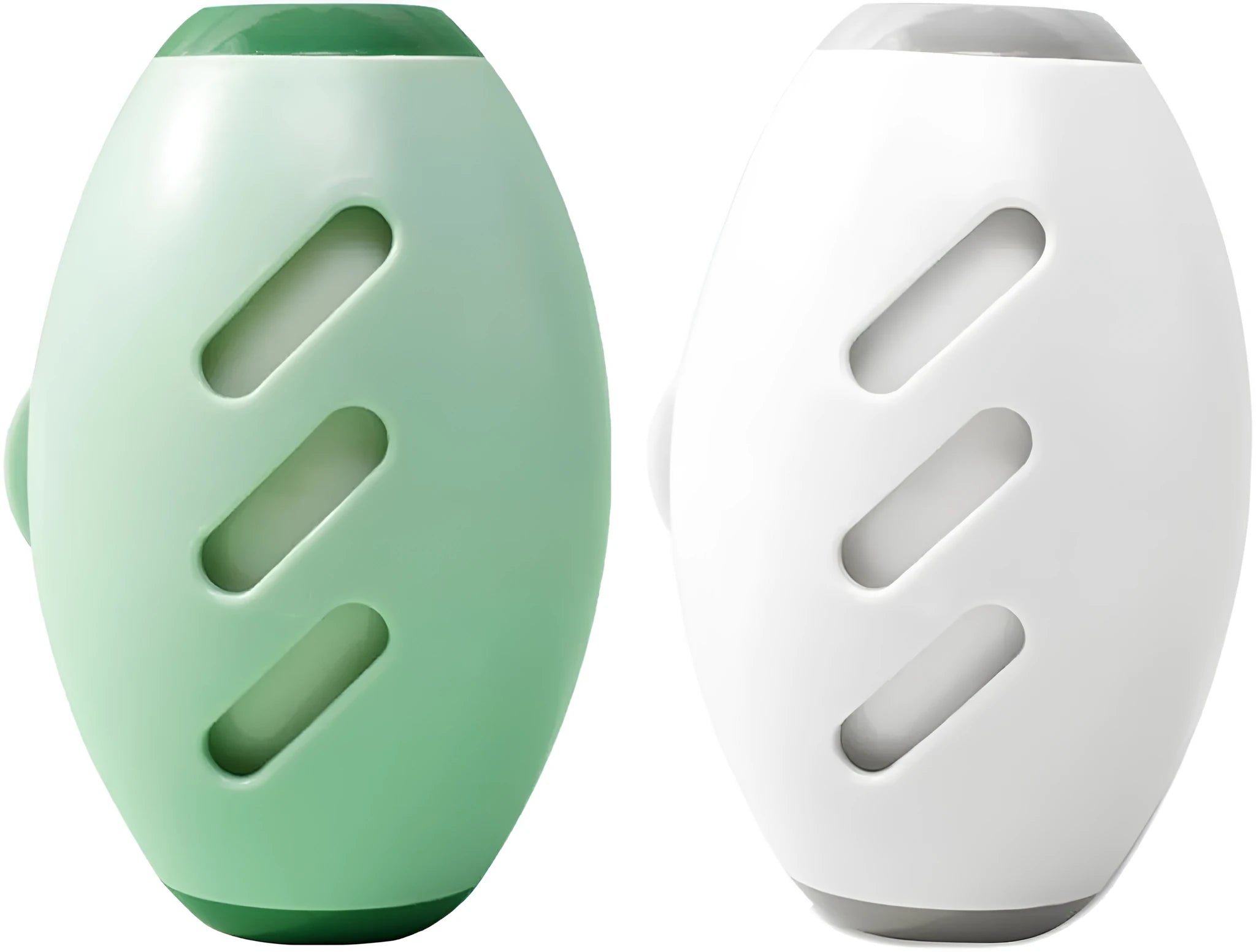 Green washable reusable gel lint roller ball for pet hair removal on fabric.