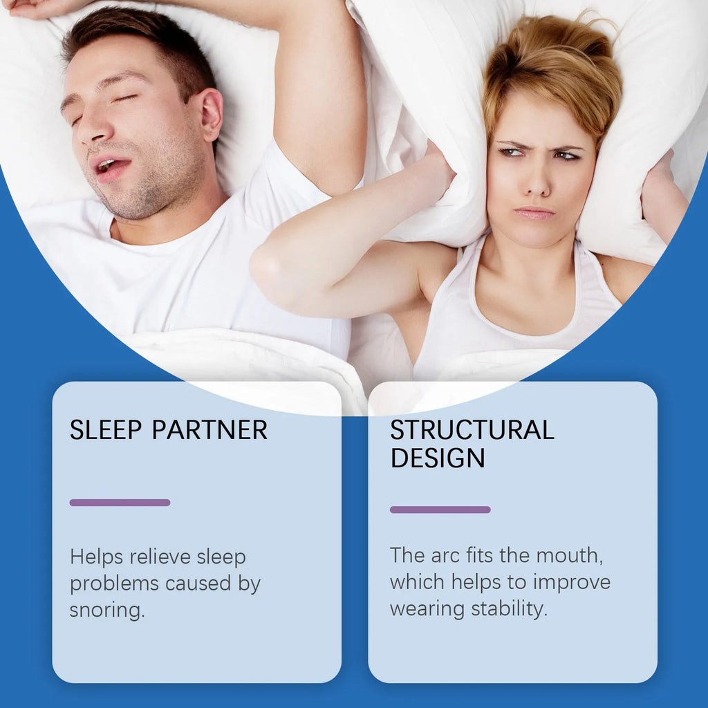 Standard specification anti-snoring device with one snoring stopper unit for nighttime sleep management