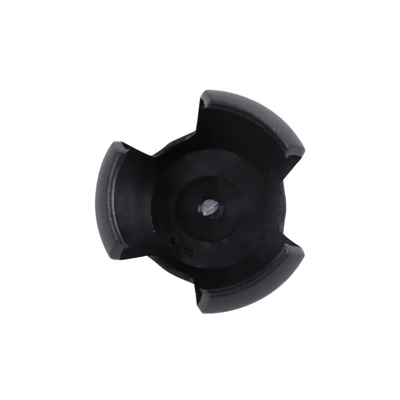 Black golf ball picker device with putter cup clip for retrieving balls from holes