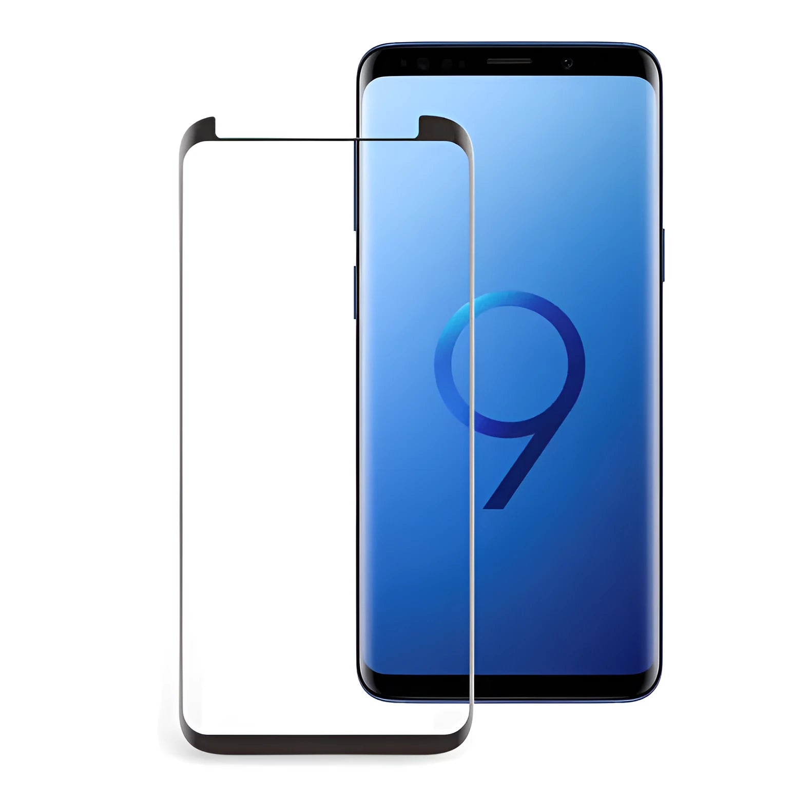 3DAllglue tempered glass screen protector for Samsung Galaxy S8 S9 Note smartphones with anti-fingerprint coating