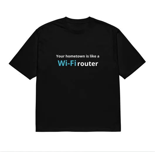 Black men's loose-fit short-sleeve t-shirt with a colourful cartoon print on the front.
