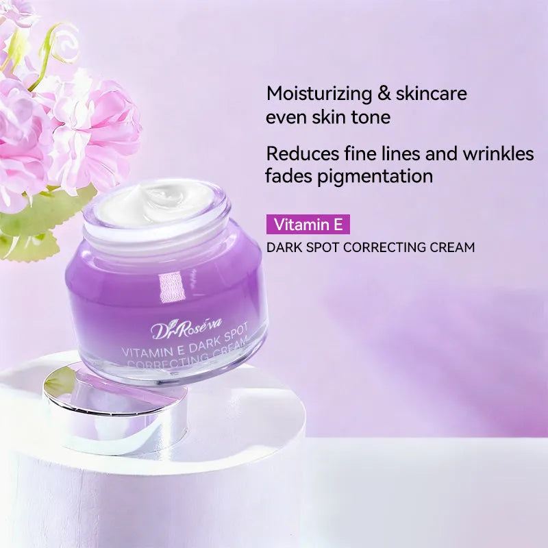 DR.ROSEVA Brightening Vitamin E Dark Spot Corrector Face Cream in a 50g jar