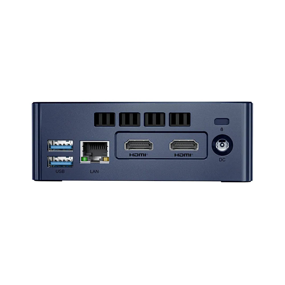 Beelink MINI S N5095 mini PC, compact black desktop computer with HDMI, Windows 11, 8GB/16GB RAM, 128GB-1TB storage.