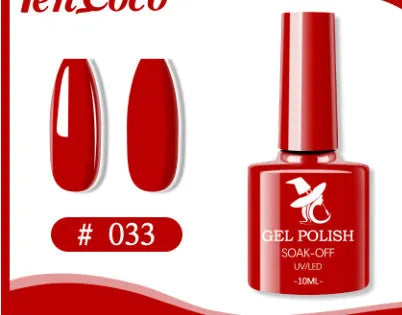 48 colour UV phototherapy plastic gel nail polish set with 7ml bottles in various finishes including glitter and nude shades