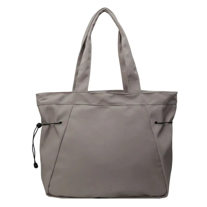 Soft folding Oxford cloth commuter tote bag in street trend style with shoulder strap