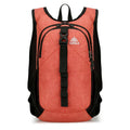 AZELA lightweight purple casual backpack with multiple compartments and breathable mesh back panel