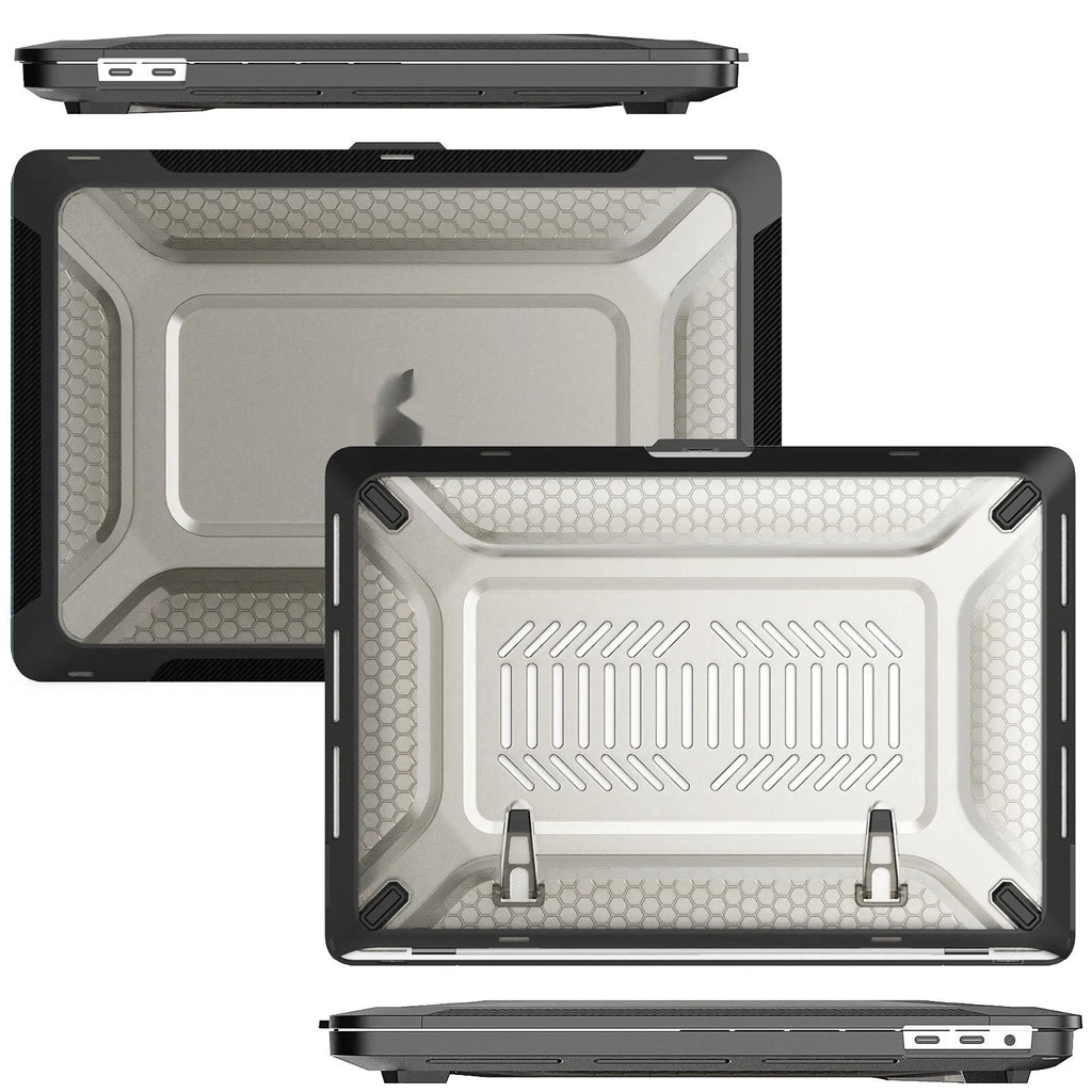 Hard plastic protective shell case for Apple MacBook laptop in four colour options.